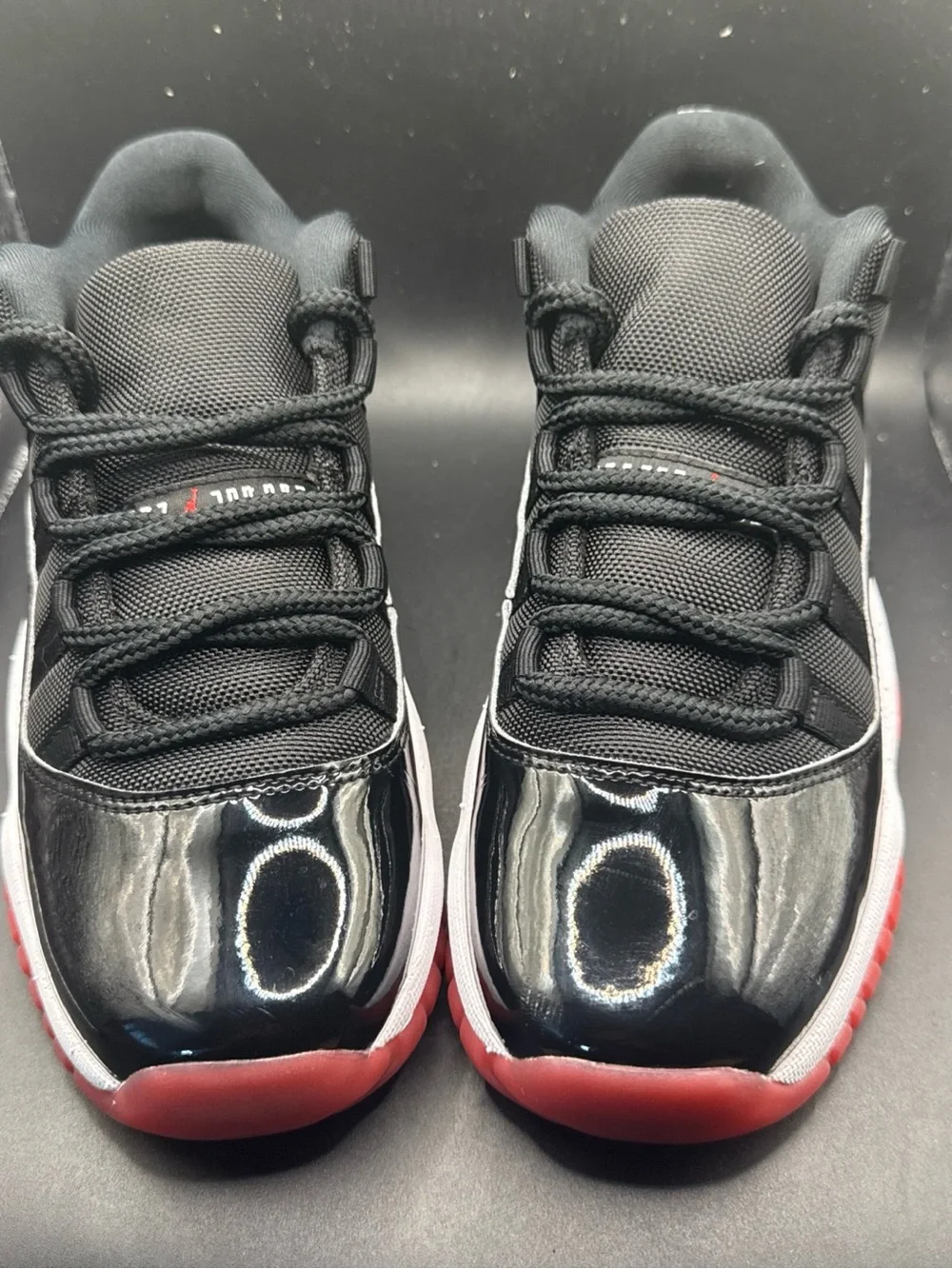 Size 7Y - Air Jordan Low GS Bred 2025, FV5121-006, Clean With Box